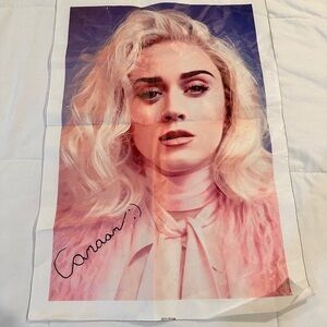 Katy Perry Canvas Print Signed